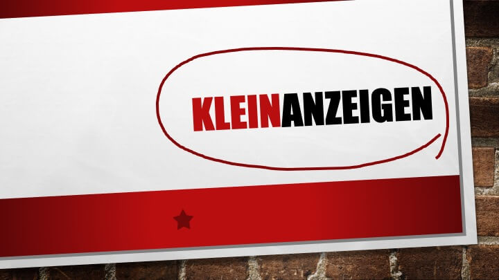 Kleinanzeigen