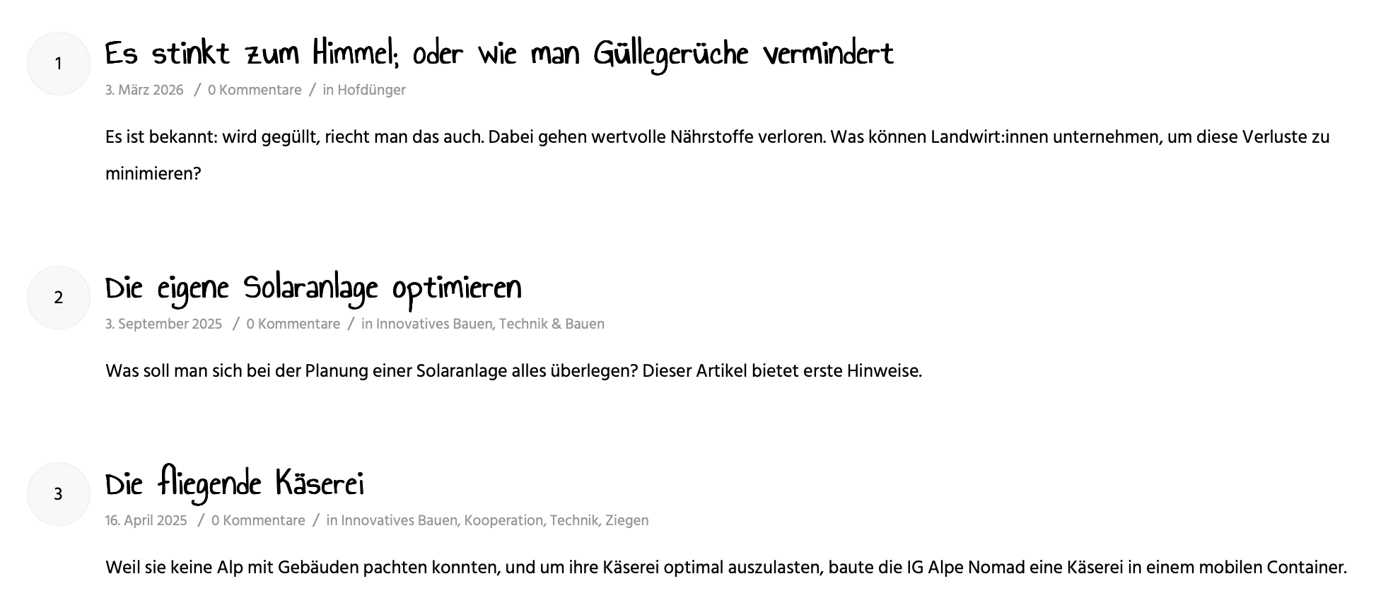 Beiträge der Schweizer Bergheimat auf terrabc.org